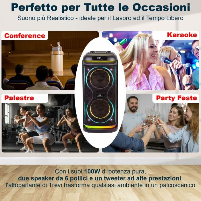 Haut-parleur portable Trevi Trevi XF 650 KB 1