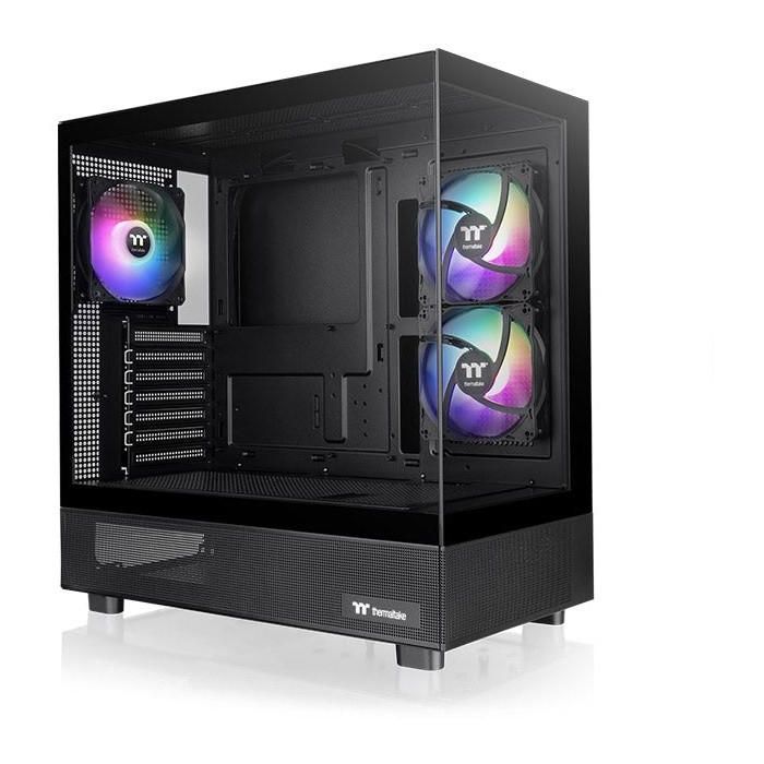 Thermaltake View 270 Plus TG Midi Tower Noir - Boîtier PC Gaming ARGB avec vitre trempée, support ATX, 2 ventilateurs 120 mm préinstallés Thermaltake View 270 Plus TG Midi Tower Noir - Boîtier PC Gaming ARGB avec vitre trempée, support ATX, 2 ventilateurs 120 mm préinstallés