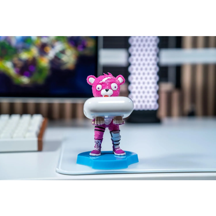 Exquisite Gaming Figurine Fortnite Cuddle Team Leader Cable Guys - Support pour écouteurs et smartphone - 11 cm - Licence officielle Exquisite Gaming Figurine Fortnite Cuddle Team Leader Cable Guys - Support pour écouteurs et smartphone - 11 cm - Licence officielle