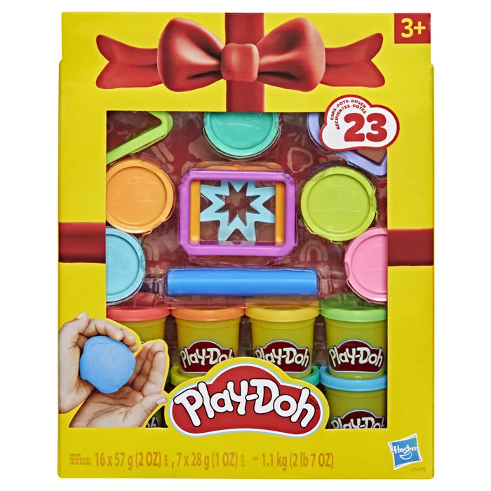 Play-Doh Coffret Cadeau Pâte à Modeler - 23 Pots et 8 Accessoires pour Loisirs Créatifs Enfants Dès 3 Ans Play-Doh Coffret Cadeau Pâte à Modeler - 23 Pots et 8 Accessoires pour Loisirs Créatifs Enfants Dès 3 Ans
