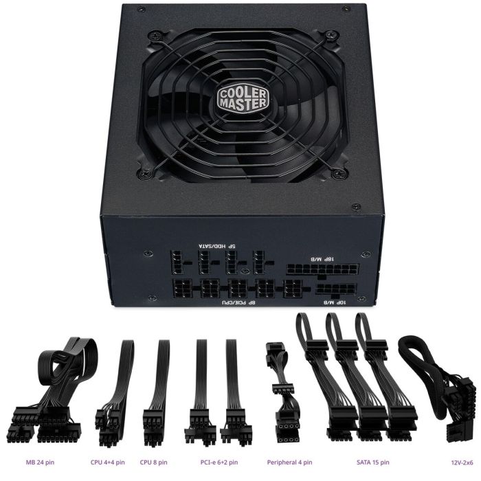 Bloc d’Alimentation Cooler Master MPE-8501-AFAAG-3EEU ATX 850 W 80 Plus Gold 5