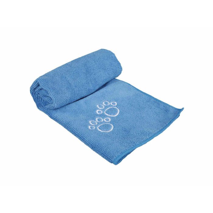 Serviette en Microfibre Trixie Bleu 50 × 60 cm 3