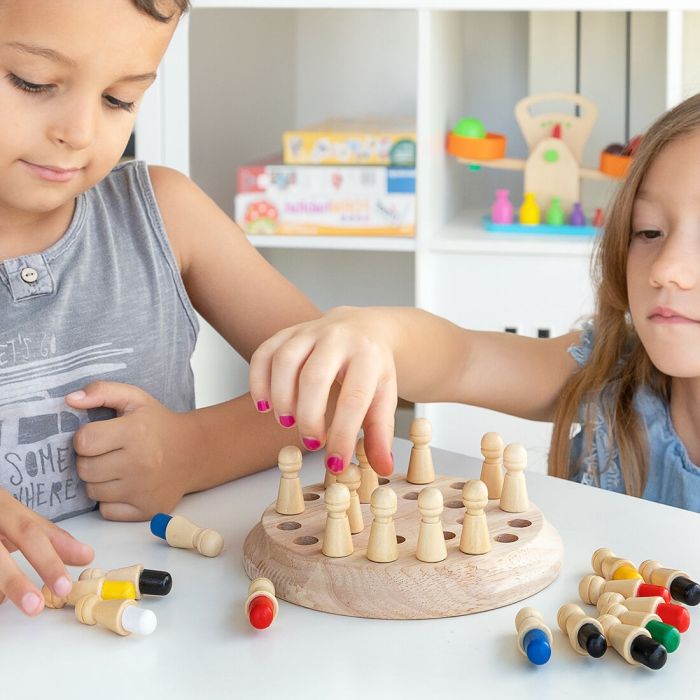 Jeux de mémoire en bois Taeda InnovaGoods 26 Pièces 0 Jeux de mémoire en bois Taeda InnovaGoods 26 Pièces 0