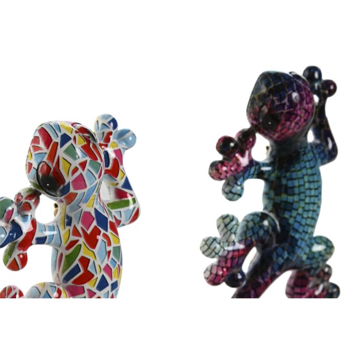 Décoration murale Home ESPRIT Multicouleur Mosaïque Lézard méditerranéen 8 x 4 x 20 cm (2 Unités) 2 Décoration murale Home ESPRIT Multicouleur Mosaïque Lézard méditerranéen 8 x 4 x 20 cm (2 Unités) 2