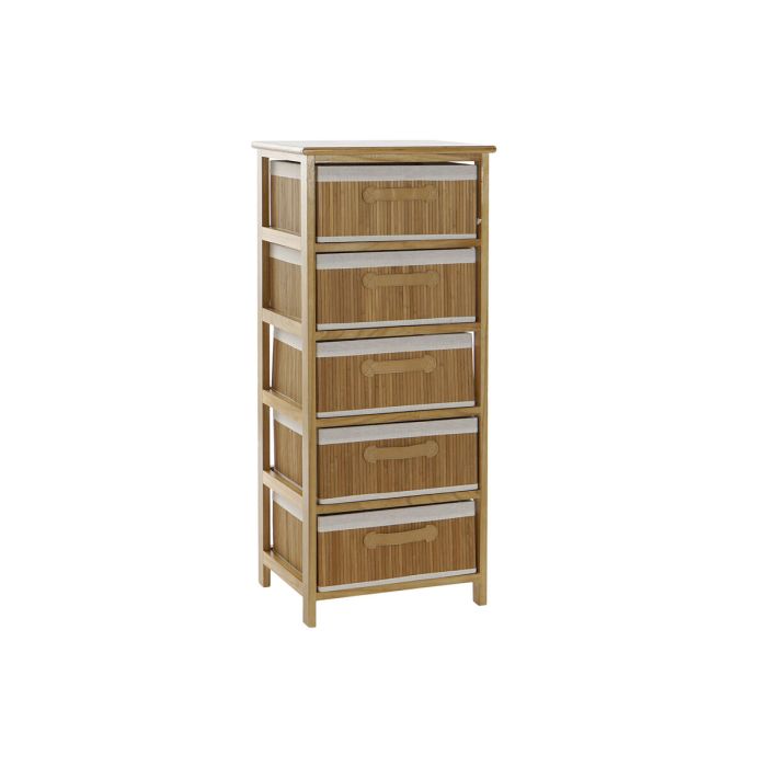 Caisson à Tiroirs DKD Home Decor Naturel Bambou Bois de paulownia 42 x 32 x 98 cm 1 Caisson à Tiroirs DKD Home Decor Naturel Bambou Bois de paulownia 42 x 32 x 98 cm 1