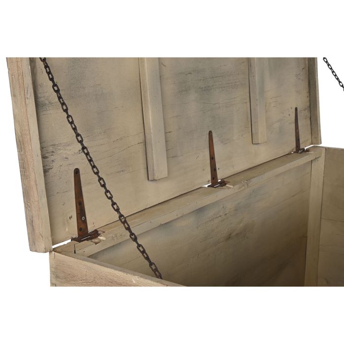 Coffre Home ESPRIT Naturel bois de teck 136 X 70 X 76 cm 2