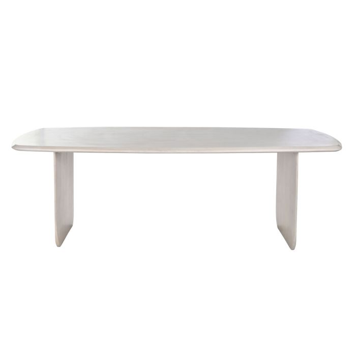 Table de Salle à Manger Home ESPRIT Blanc Bois de manguier 218 x 100 x 76 cm 2 Table de Salle à Manger Home ESPRIT Blanc Bois de manguier 218 x 100 x 76 cm 2
