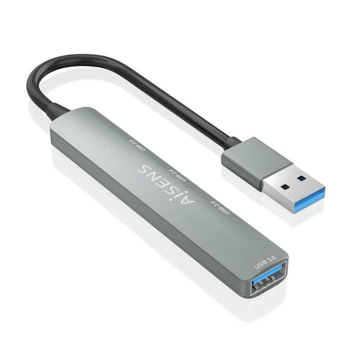 Hub USB Aisens A106-0859 Gris (1 Unité) 2