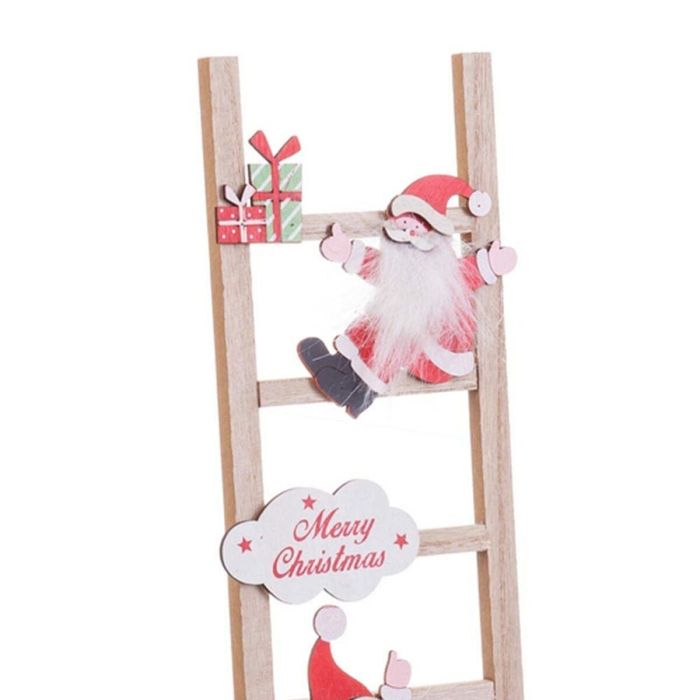 Décorations de Noël Multicouleur Bois Escalier Père Noël 12 x 1,8 x 42 cm 2