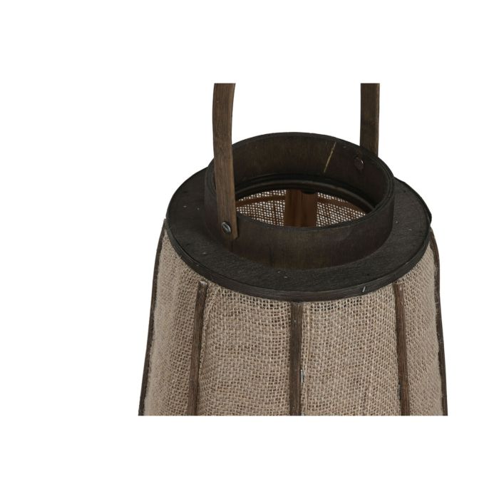 Bougeoir Home ESPRIT Naturel Jute Bambou 33,5 x 33,5 x 66 cm 3