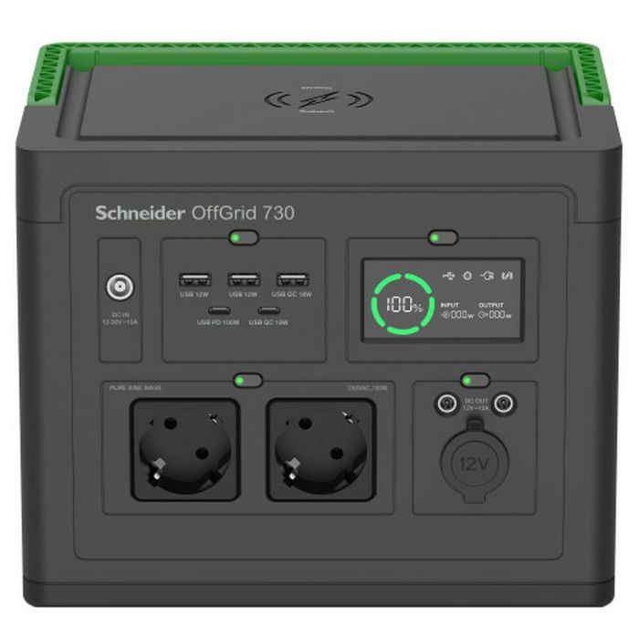 Système d'Alimentation Sans Interruption Interactif APC PPS730-GR Noir Vert 700 W 1