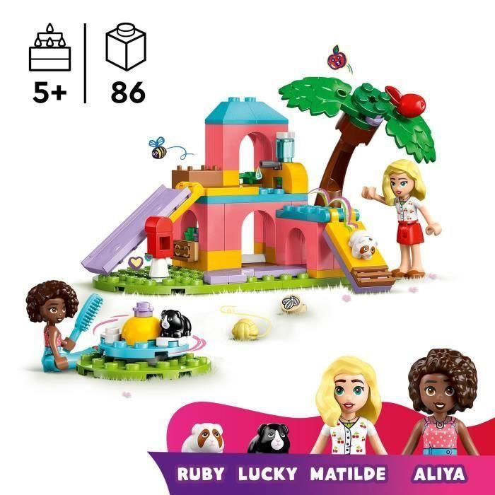 LEGO Friends 42640 L'Aire de Jeux des Cochons d'Inde - Jouet & Jeu de rôle enfant des 5 ans 1