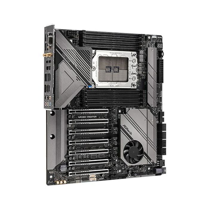 ASRock WRX80 Creator R2.0 - Carte mère E-ATX sWRX8 pour AMD Ryzen Threadripper PRO 3000WX/5000WX, PCIe 4.0, 8x DDR4, 2x 10 GbE, Wi-Fi 6E, Bluetooth 5.3, 2x Thunderbolt