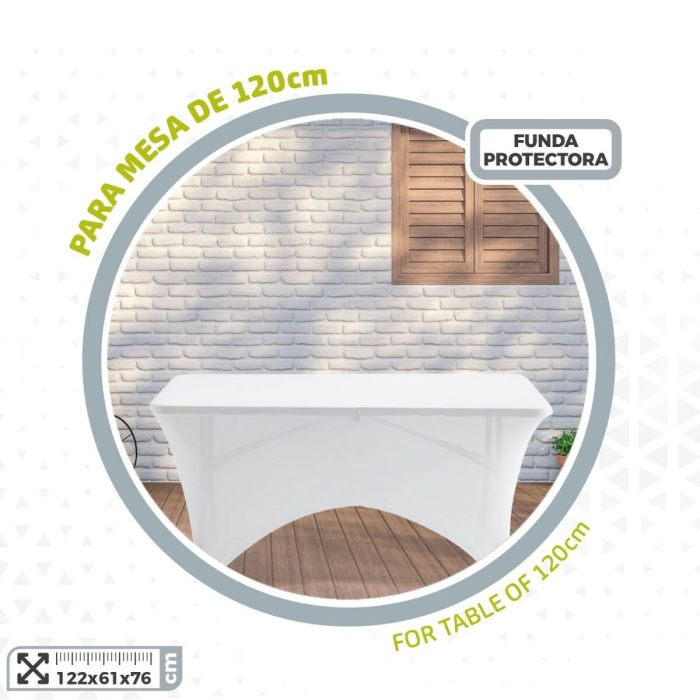 Étui de protection Aktive Blanc 122 x 76 x 61 cm Table Accessoires Voitures Route (6 Unités) 4