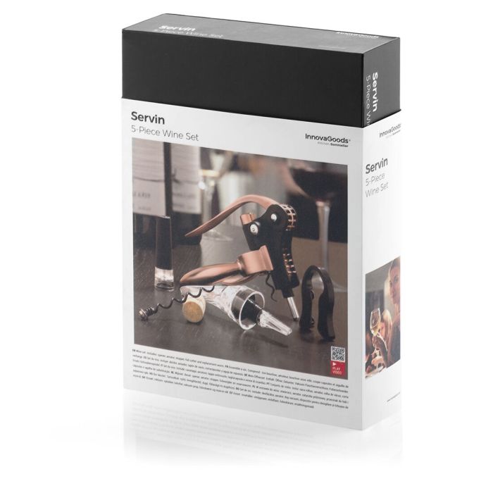Set d'Accessoires pour Vin Servin InnovaGoods 5 Pièces 1