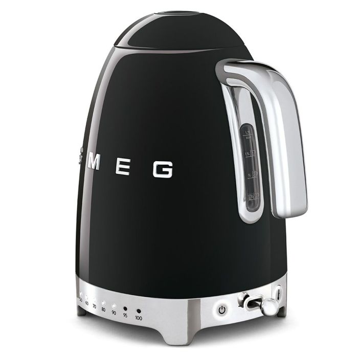 Bouilloire Smeg KLF04BLEU Noir Acier inoxydable plástico,acero inoxidable 2400 W 1,7 L 10 Bouilloire Smeg KLF04BLEU Noir Acier inoxydable plástico,acero inoxidable 2400 W 1,7 L 10