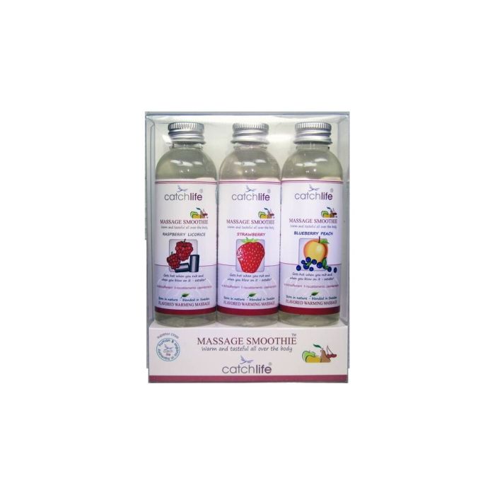 Lubrifiant Nature Body 3 x 75 ml Fraise Pêche Framboise 1