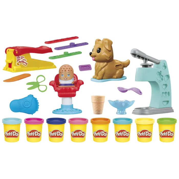 Playdoh 4 Mini Coffrets Classiques Loisirs Créatifs Enfant Dès 3 Ans (Coffret Coiffeur, Vétérinaire, Glaces, Fun Factory) Playdoh 4 Mini Coffrets Classiques Loisirs Créatifs Enfant Dès 3 Ans (Coffret Coiffeur, Vétérinaire, Glaces, Fun Factory)