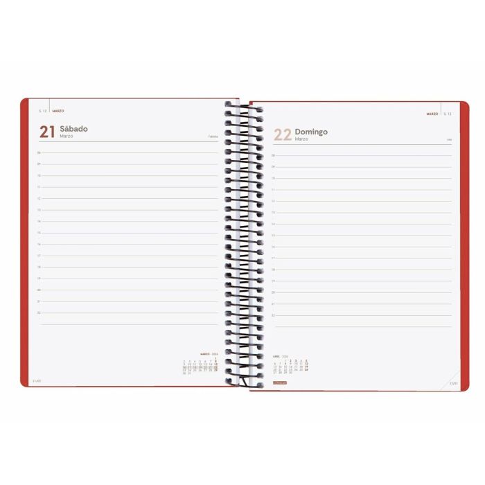 Agenda Finocam MY Rouge A5 15,5 x 21,2 cm 2026 3