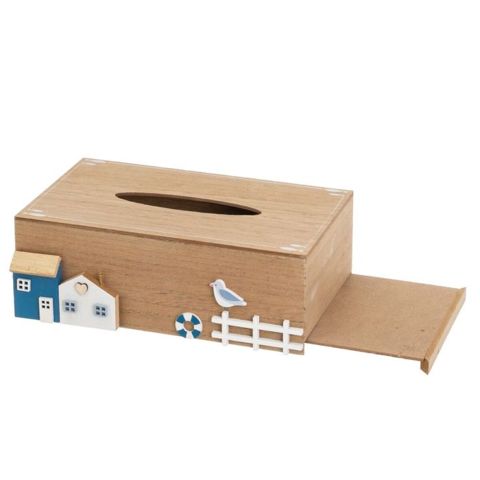 Boîte à mouchoirs Bois MDF 25 x 16 x 8,5 cm 1 Boîte à mouchoirs Bois MDF 25 x 16 x 8,5 cm 1