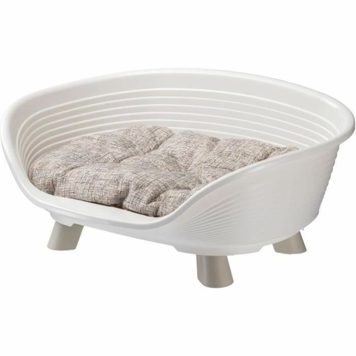 Ferplast Panier TRONO 4 avec coussin relax Blanc FER8010690210056