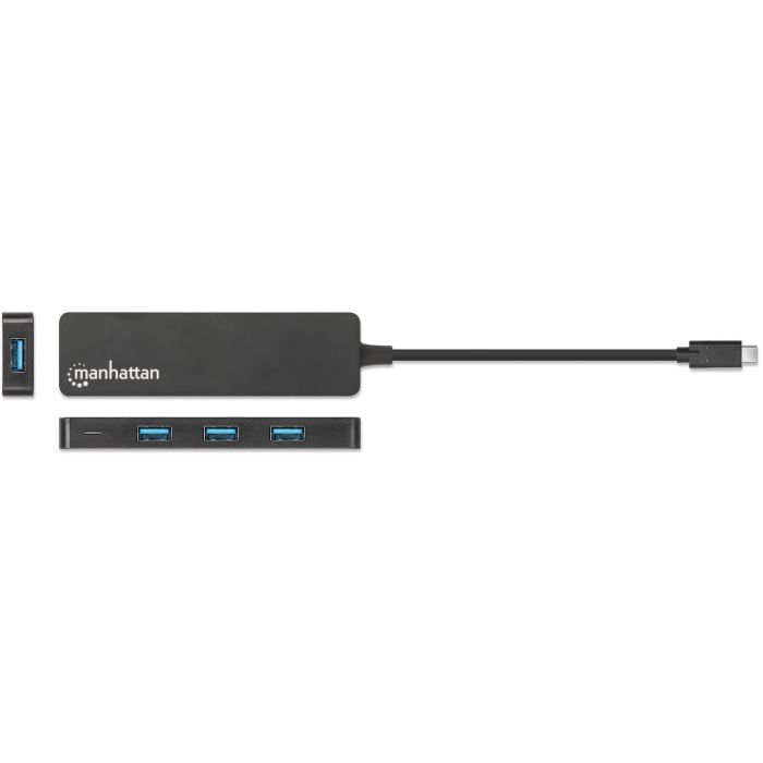 MANHATTAN 4-Port USB 3.2 Gen 1 Hub C-Stecker auf 4x A-Buchse 3