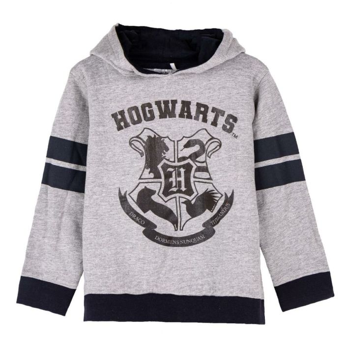Sweat à capuche enfant Harry Potter Gris 12 ans