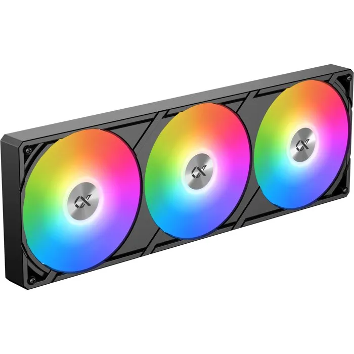 XIGMATEK Connect 360 ULTRA EN48371 - Watercooling AIO pour CPU avec écran AMOLED 6,8", 3 ventilateurs 120 mm ARGB, Compatible Intel LGA et AMD AM5/AM4 - Noir