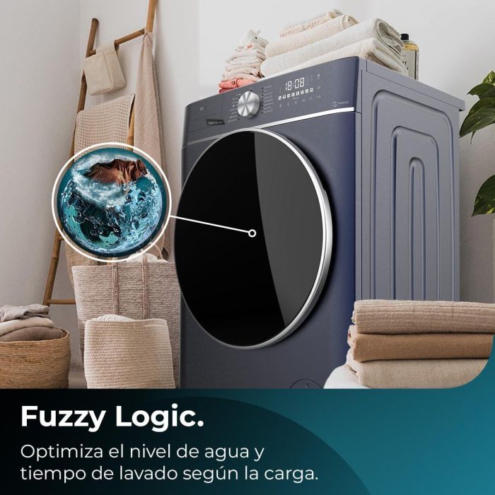 Cecotec Lave-linge 8 kg 1400 tr/min Bolero DressCode 8800 Inverter Acier inoxydable 13