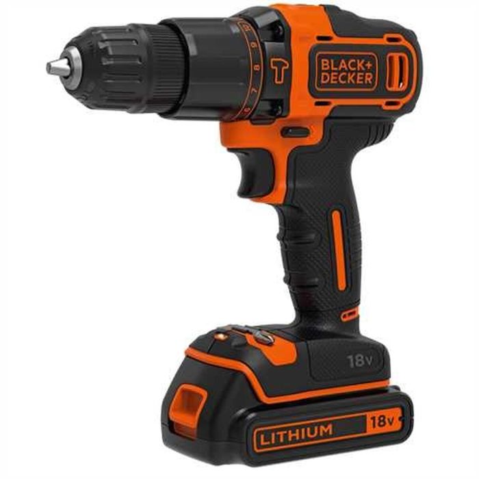 Tournevis électrique Black & Decker BDCHD18KB 40 Nm 21 Tournevis électrique Black & Decker BDCHD18KB 40 Nm 21