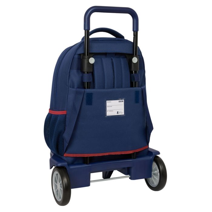 Cartable à roulettes El Pulpo Blue marine 33 x 45 x 22 cm 2