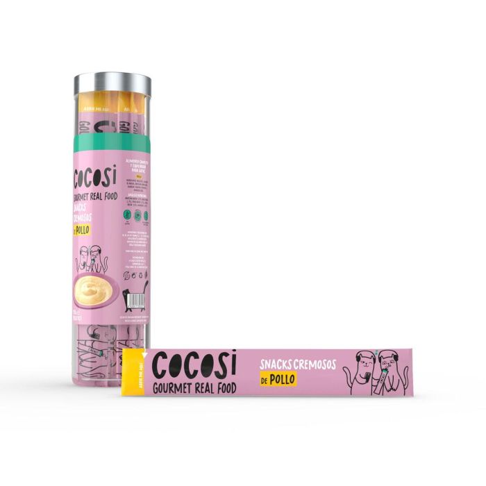 Collation pour Chat Cocosi Gourmet Real Food Poulet 10 Pièces (8 Unités) 1
