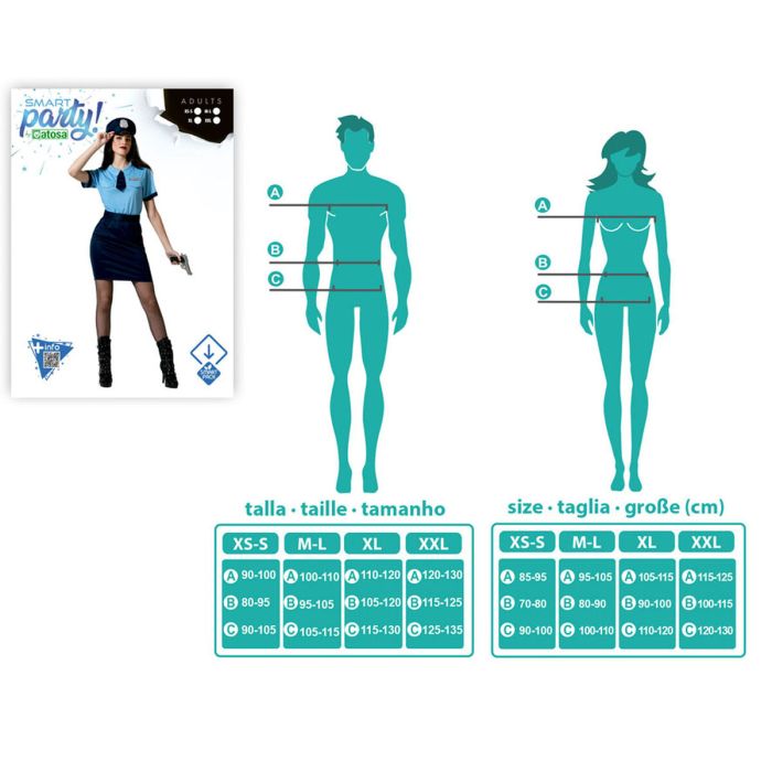 Déguisement pour Adultes Police Femme 2 Déguisement pour Adultes Police Femme 2