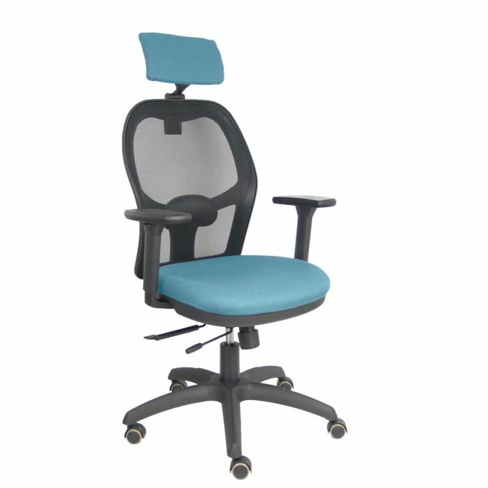 Chaise de Bureau avec Appui-tête Piqueras y Crespo B3DRPCR Bleu ciel