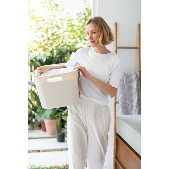 Panier à linge Curver Blanc polypropylène 3 Panier à linge Curver Blanc polypropylène 3