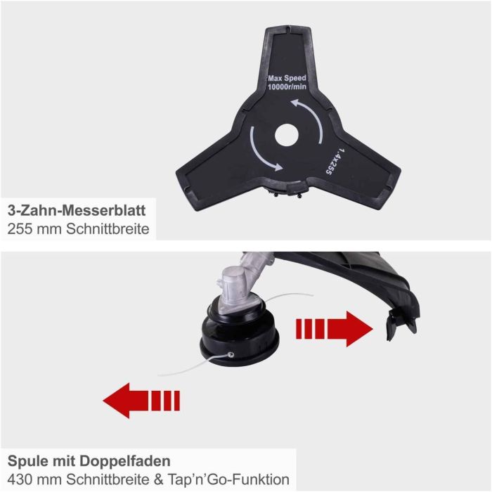 Débrousailleuse PBC330 Scheppach 4 Débrousailleuse PBC330 Scheppach 4