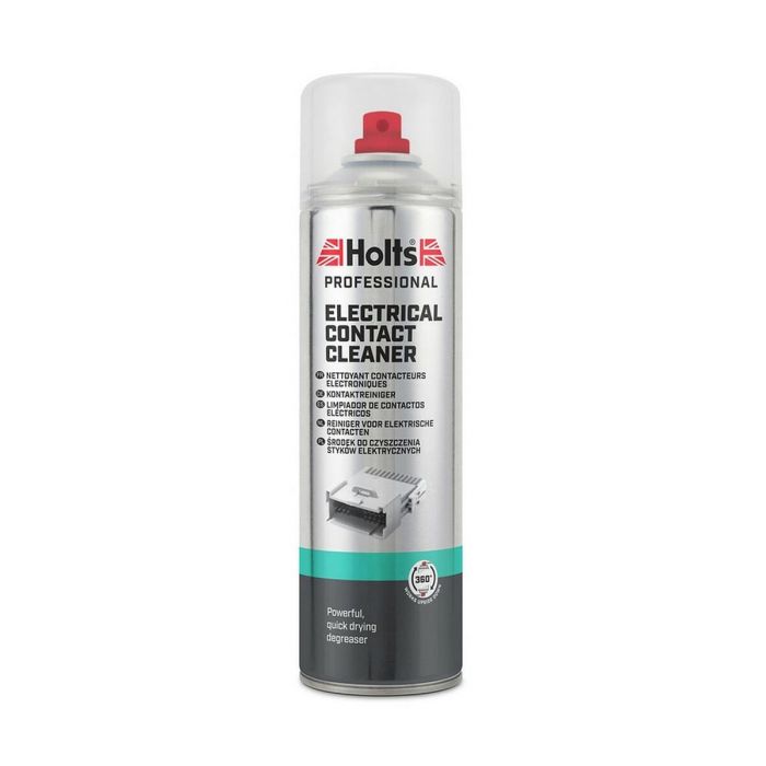 Holts Nettoyant Contact Électronique AGUJEROS - Élimine Huile, Graisse, Saleté - Restaure Conductivité Électrique - Usage Préventif, Multi-usage