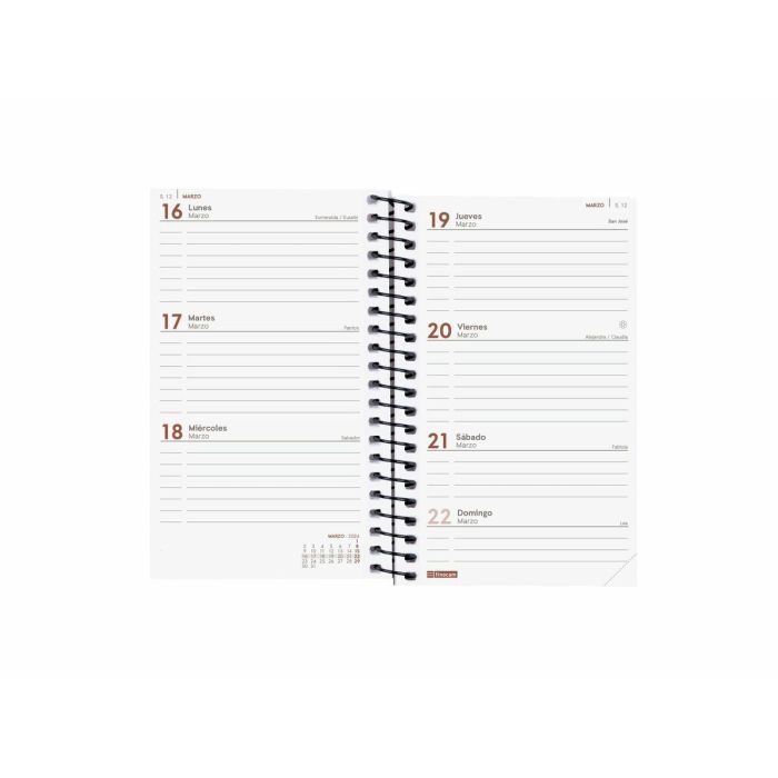 Agenda Finocam YEAR Noir Mini 7,9 x 12,7 cm 2026 3