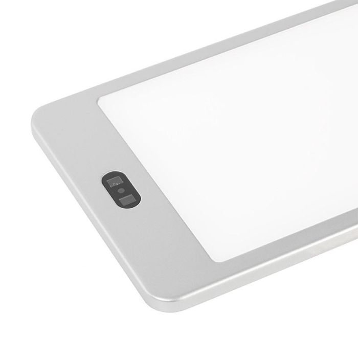 Lampara Paneled 5W Gris Con Sensor Ir Herrajes Alk 1