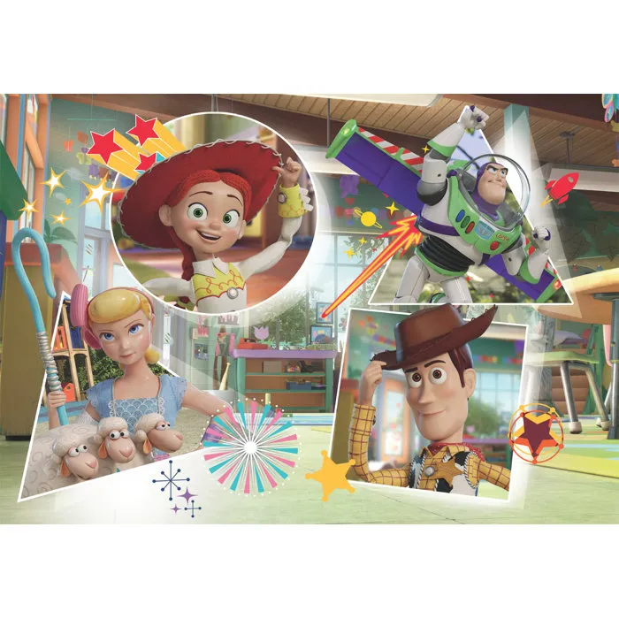 Clementoni - Puzzle 104 pièces Toy Story - 38 x 27 cm avec personnages captivants et couleurs vives pour enfants Clementoni - Puzzle 104 pièces Toy Story - 38 x 27 cm avec personnages captivants et couleurs vives pour enfants