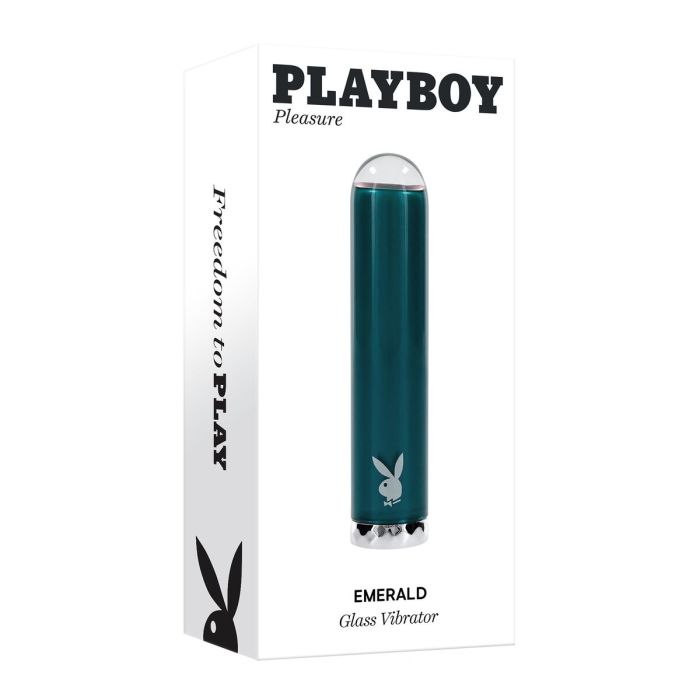 Vibromasseur à boules Playboy Emerald Vert 13 Vibromasseur à boules Playboy Emerald Vert 13
