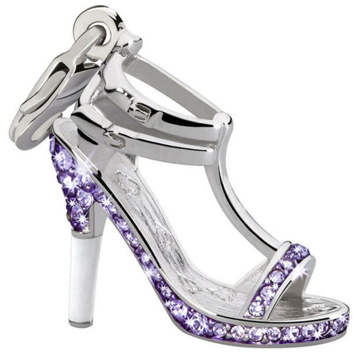 Pendentif Femme Glamour GS4-19 | Violet (4 cm) 0 Pendentif Femme Glamour GS4-19 | Violet (4 cm) 0