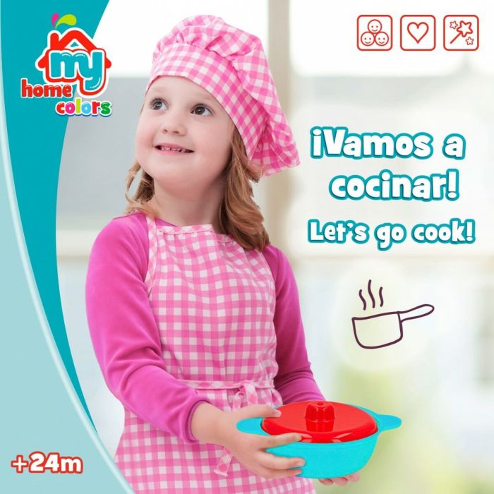 Set de jouets alimentaires Colorbaby Linge et ustensiles de cuisine 31 Pièces (6 Unités) 4