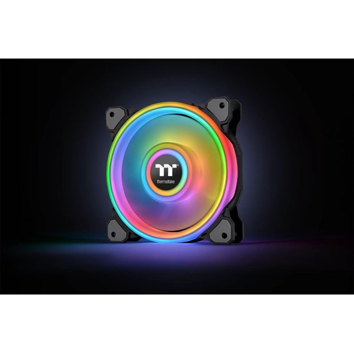120mm Thermaltake Riing Quad 12 RGB Radiator Fan TT Premium Edition Black 3 Pack 1 120mm Thermaltake Riing Quad 12 RGB Radiator Fan TT Premium Edition Black 3 Pack 1