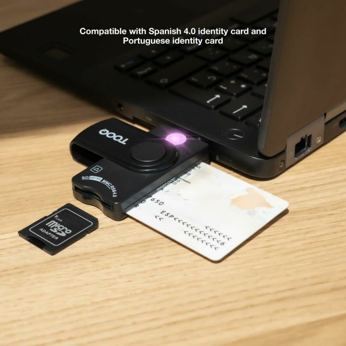 Lecteur de Cartes TooQ TQR-3012B 3 Lecteur de Cartes TooQ TQR-3012B 3