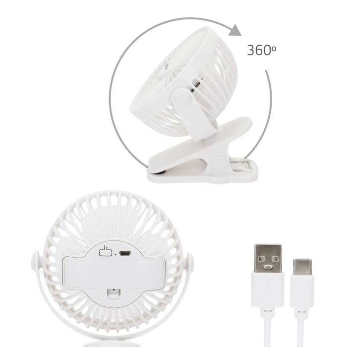 Ventilateur de Bureau Rechargeable Aktive (6 Unités) 4