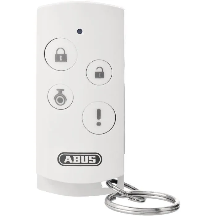 Abus Télécommande alarme FUBE35001A pour système Smartvest - Activation/désactivation sans code PIN - Commande directe et bouton d'urgence