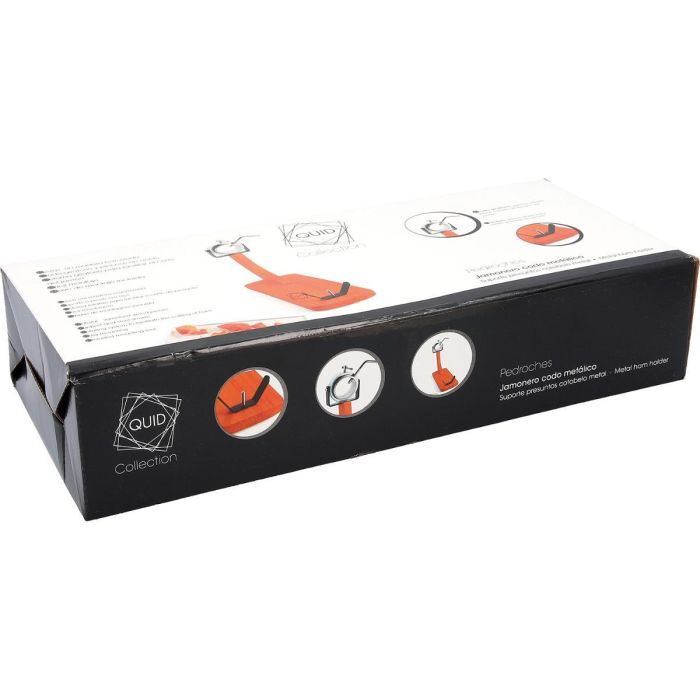 Jamonero Codo Metal Pedroches Quid 33x21x42 cm (8 Unidades) 1
