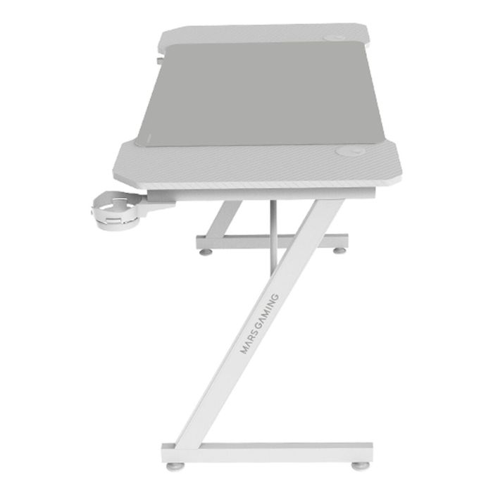 Bureau Gaming Mars Gaming ERGO Blanc 140 x 60 cm