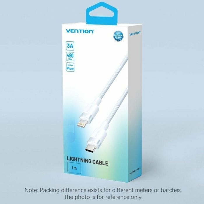 Câble USB vers Lightning Vention LALBF 1 m 1 Câble USB vers Lightning Vention LALBF 1 m 1